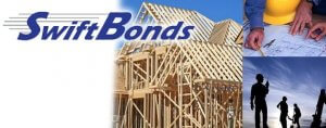 Swiftbonds - This image shows unfinished house, a two guys planning, and contractor working.