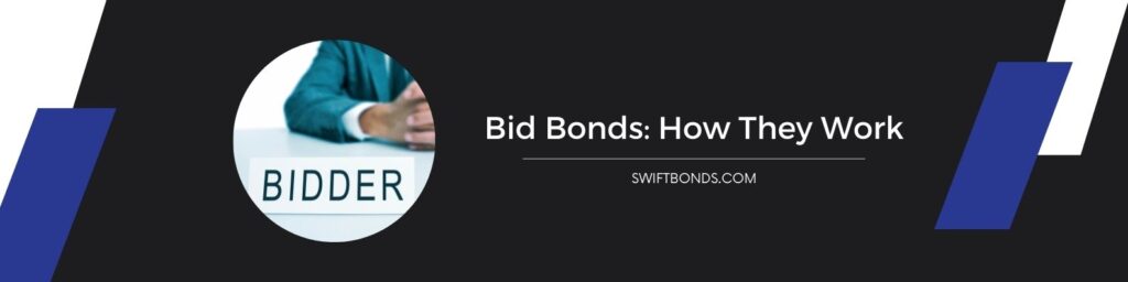 Bid Bonds How They Work - The banner shows a contractor as a bidder.