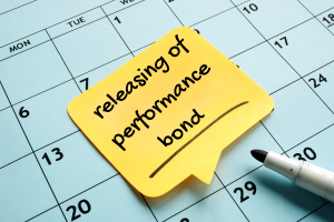 Releasing of Performance Bond in Kentucky