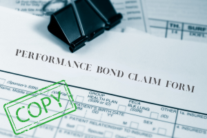 Claim on a Performance Bond in Montana