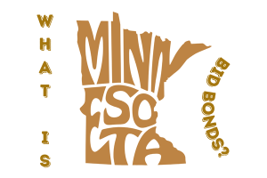 Graphic illustration of Minnesota with the words 'What is Bid Bonds?' creatively written inside, highlighting the focus on Minnesota bid bonds.