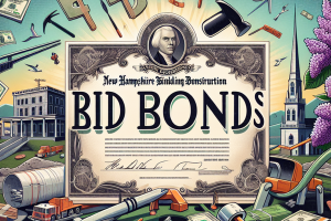 New Hampshire Bid Bonds Certificate - Formal illustration of a New Hampshire bid bond document in the context of construction projects.