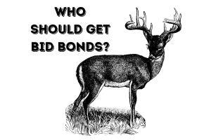 Who Should Get Bid Bonds - Illustration of a deer symbolizing eligibility for bid bonds, focused on contractors and project owners in Virginia.