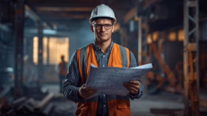 Licensed Amarillo TX house moving contractor reviewing project plans under $10,000 surety bond requirement