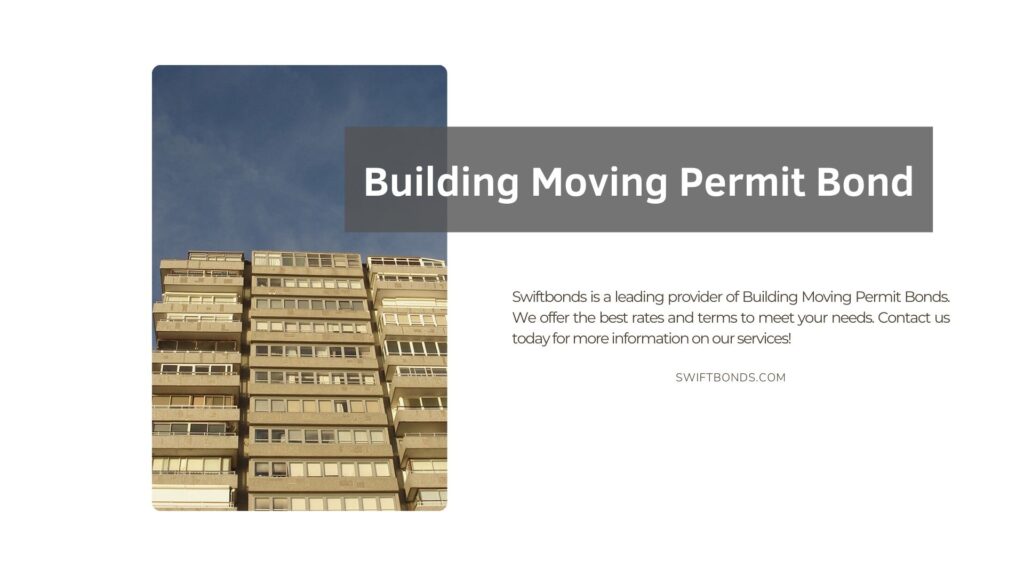 Building Moving Permit Bond - A building in a remote area.