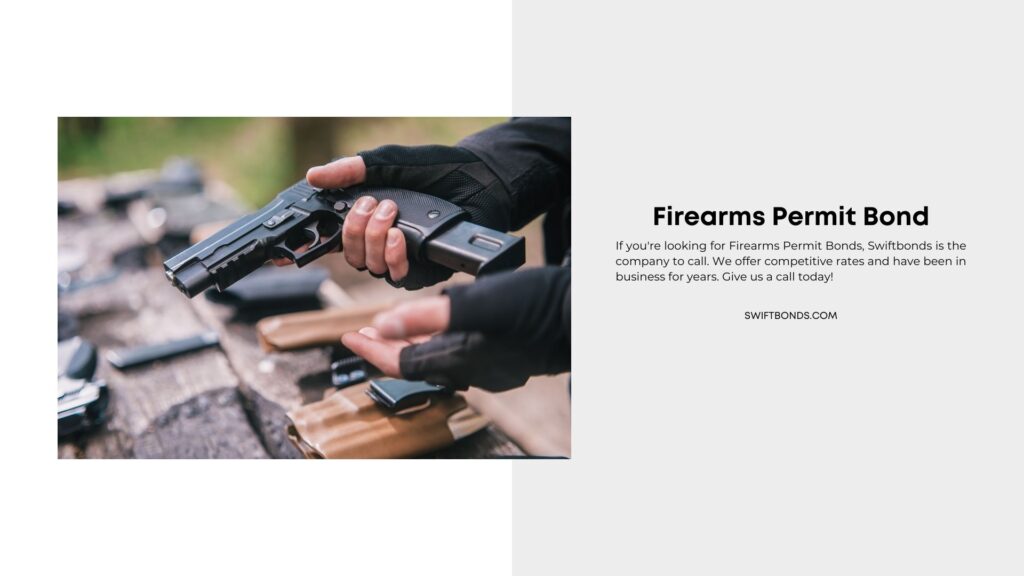 Firearms Permit Bond - Instructor in sport shooting to test your weapons in nature.