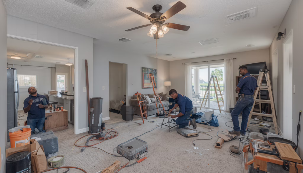 Installation Made Easy (IME) affiliate contractors completing residential equipment installation covered by a Florida surety bond.