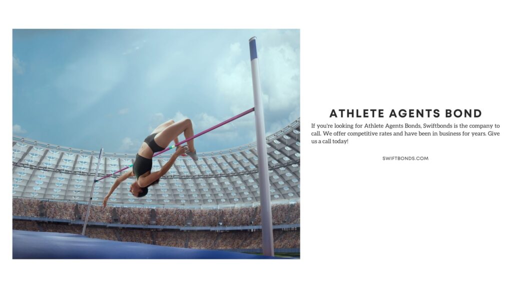 Athlete Agents Bond - Athlete woman makes a high jump on sport championship.