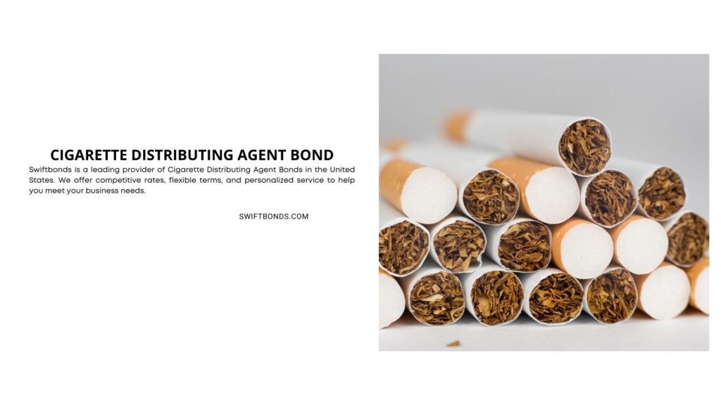 Cigarette Distributing Agent Bond - A heap of filter cigarettes.