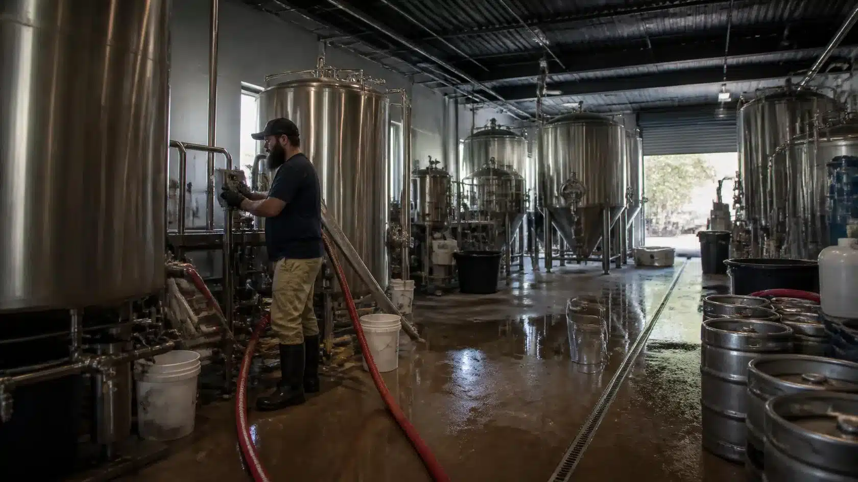 Florida beer manufacturer operating commercial brewing and bottling equipment in compliance with state licensing requirements.