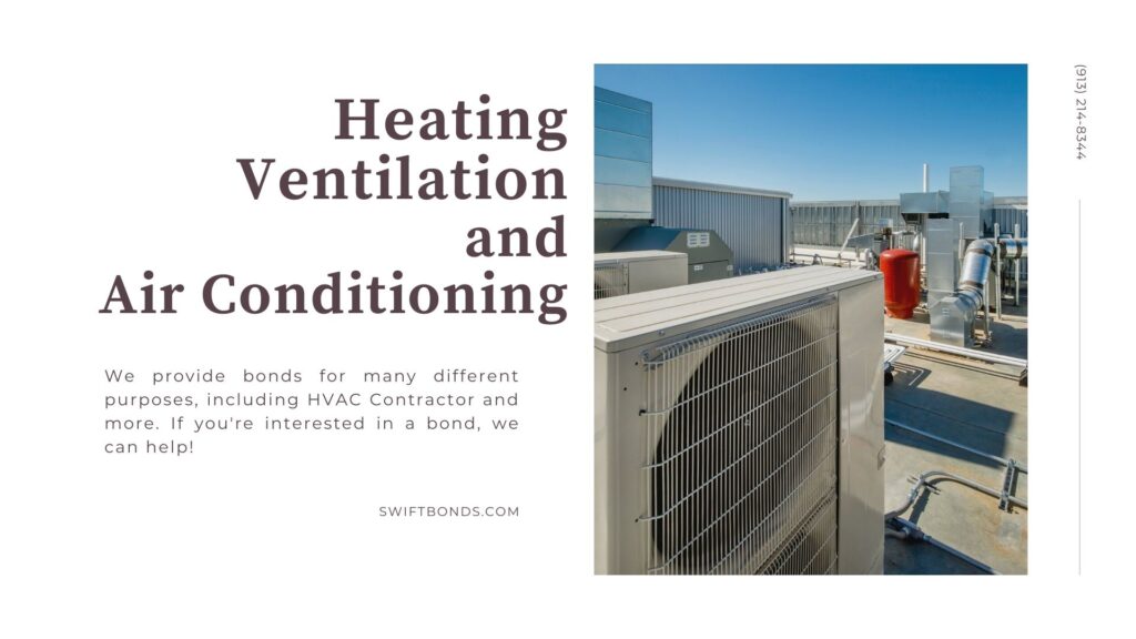 HVAC Contractor Bond - Rooftop hvac system for an office building.