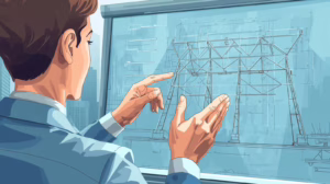 Structural steel contractor reviewing engineering blueprints, representing Palm Beach County structural steel bond compliance and construction standards