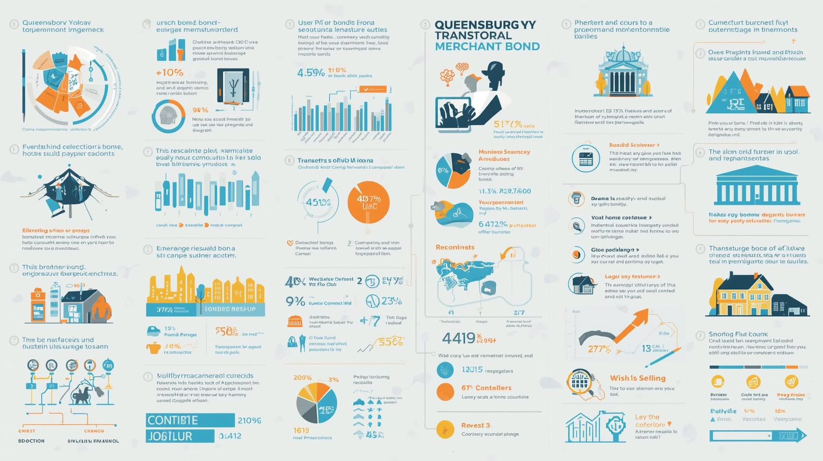 Comprehensive infographic explaining Queensbury, NY Transient Merchant Bond requirements, benefits, and compliance details.