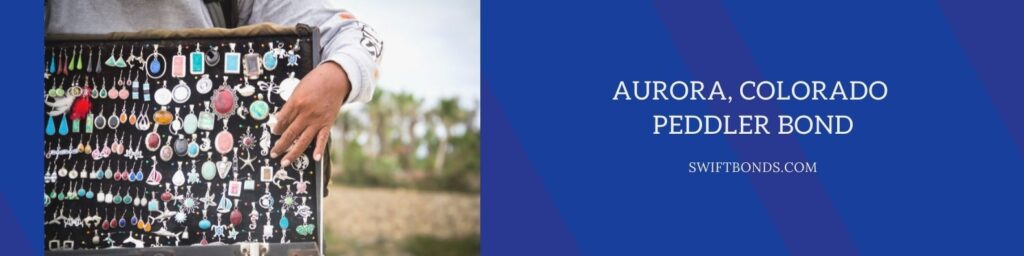 Aurora, CO – Peddler Bond - Man selling jewerly on beach.