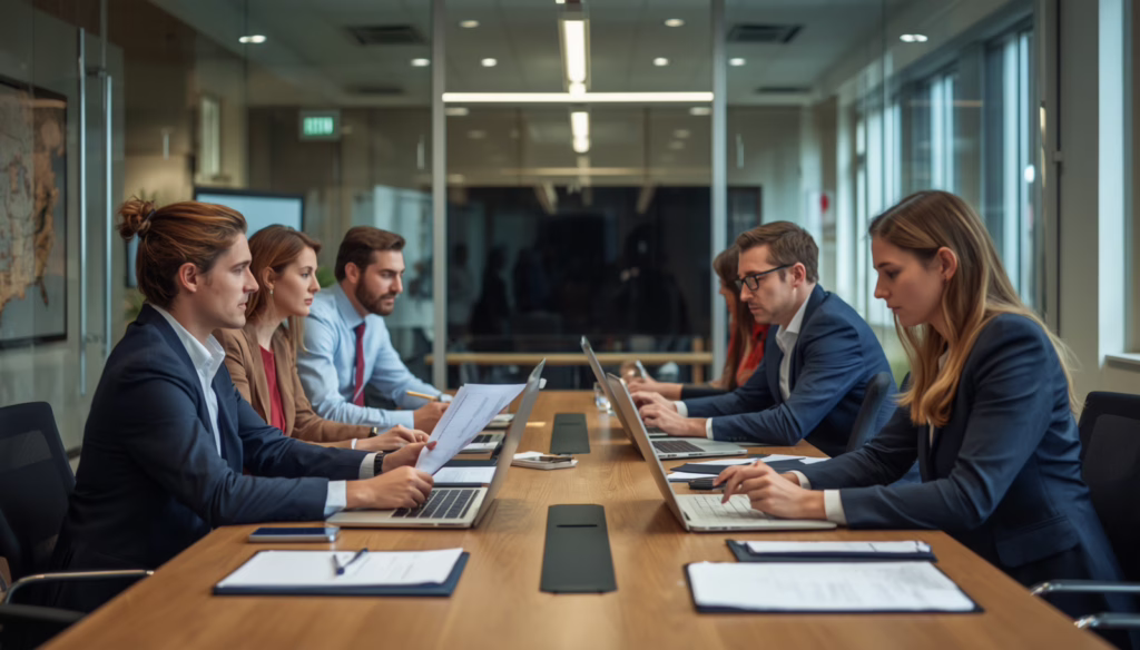 California Discount Buying Organization Bond team reviewing compliance documents and licensing requirements to maintain consumer protection and regulatory compliance.
