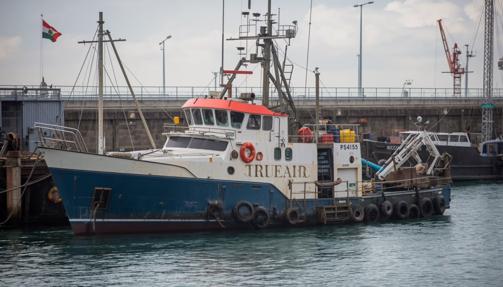 Commercial fishing vessel requiring a California undocumented vessel bond for legal ownership registration and title processing.