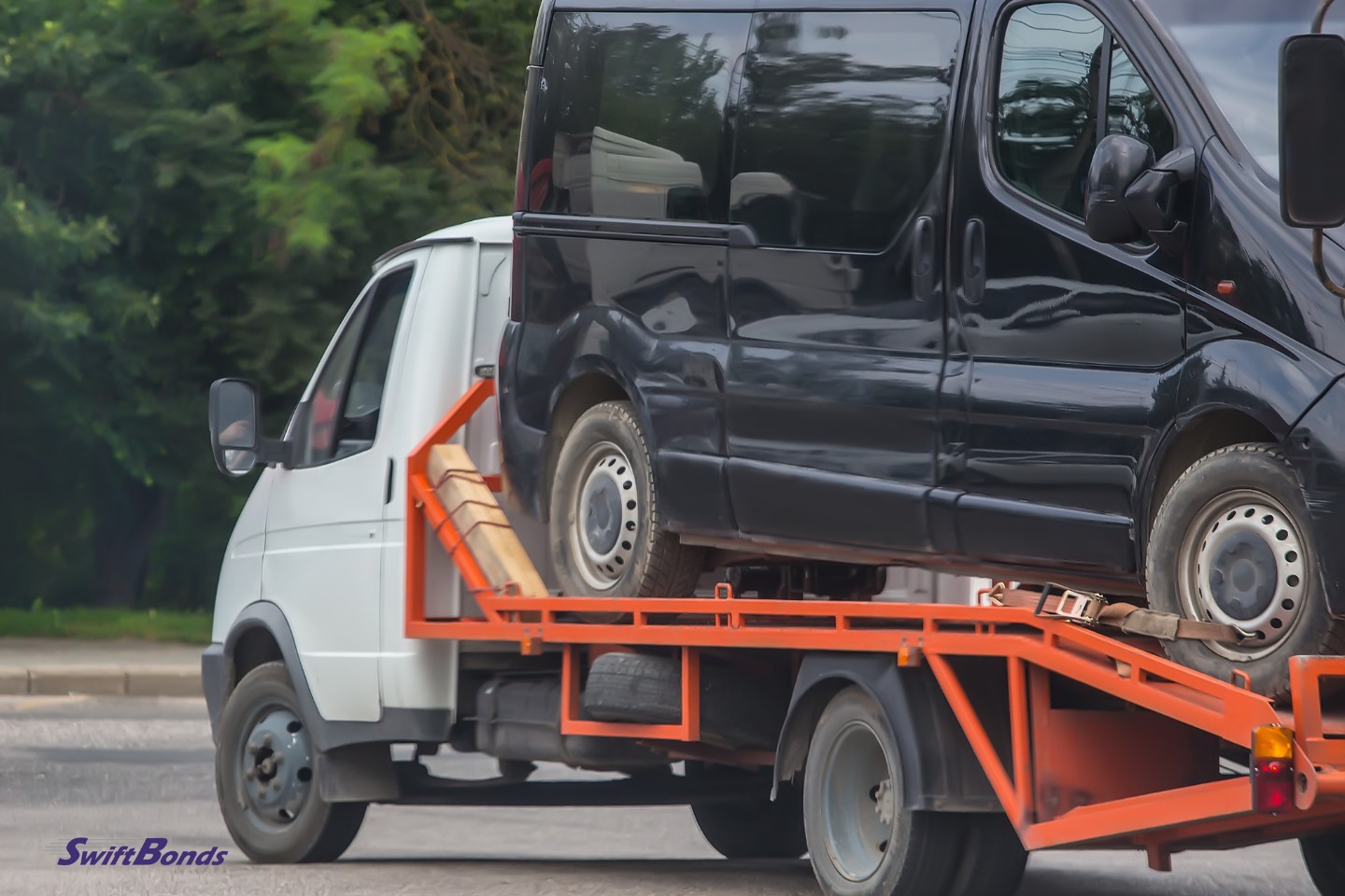 Help with road transport wrecker for a broker car.