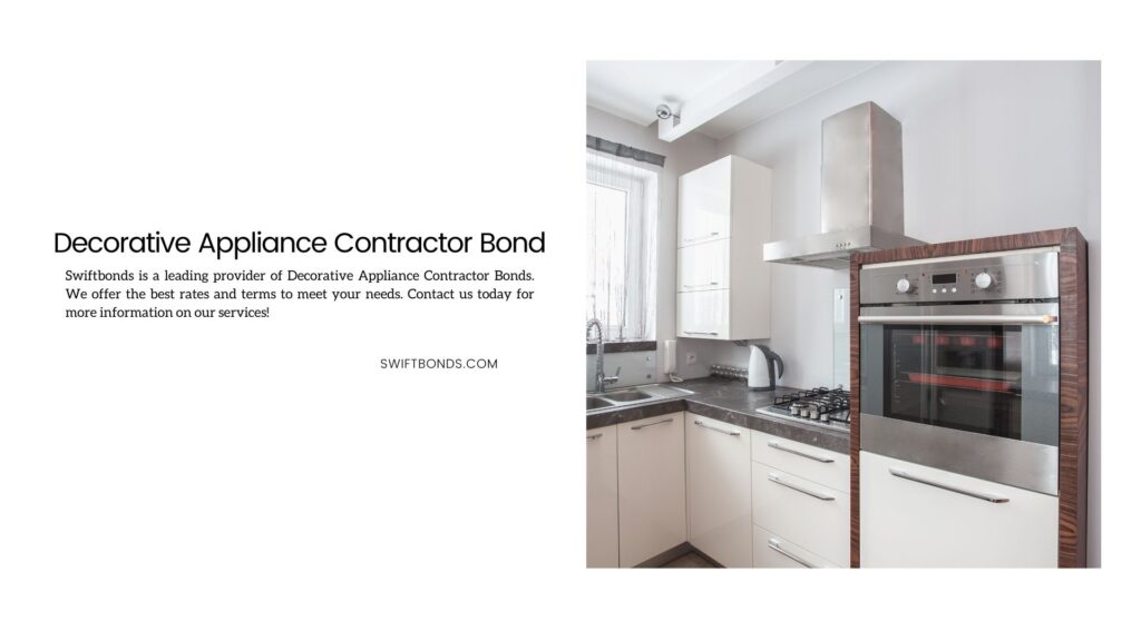 Decorative Appliance Contractor Bond - Country home - oven, cooker and sink in modern kitchen.