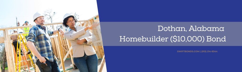 Dothan, AL-Homebuilder ($10,000) Bond - Home builder discusses home progress with foreman.