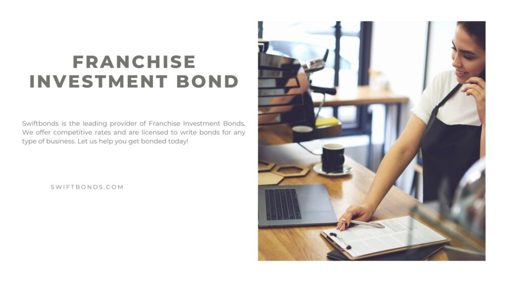 Franchise Investment Bond - Portrait of attractive female barista who franchised a coffee shop.