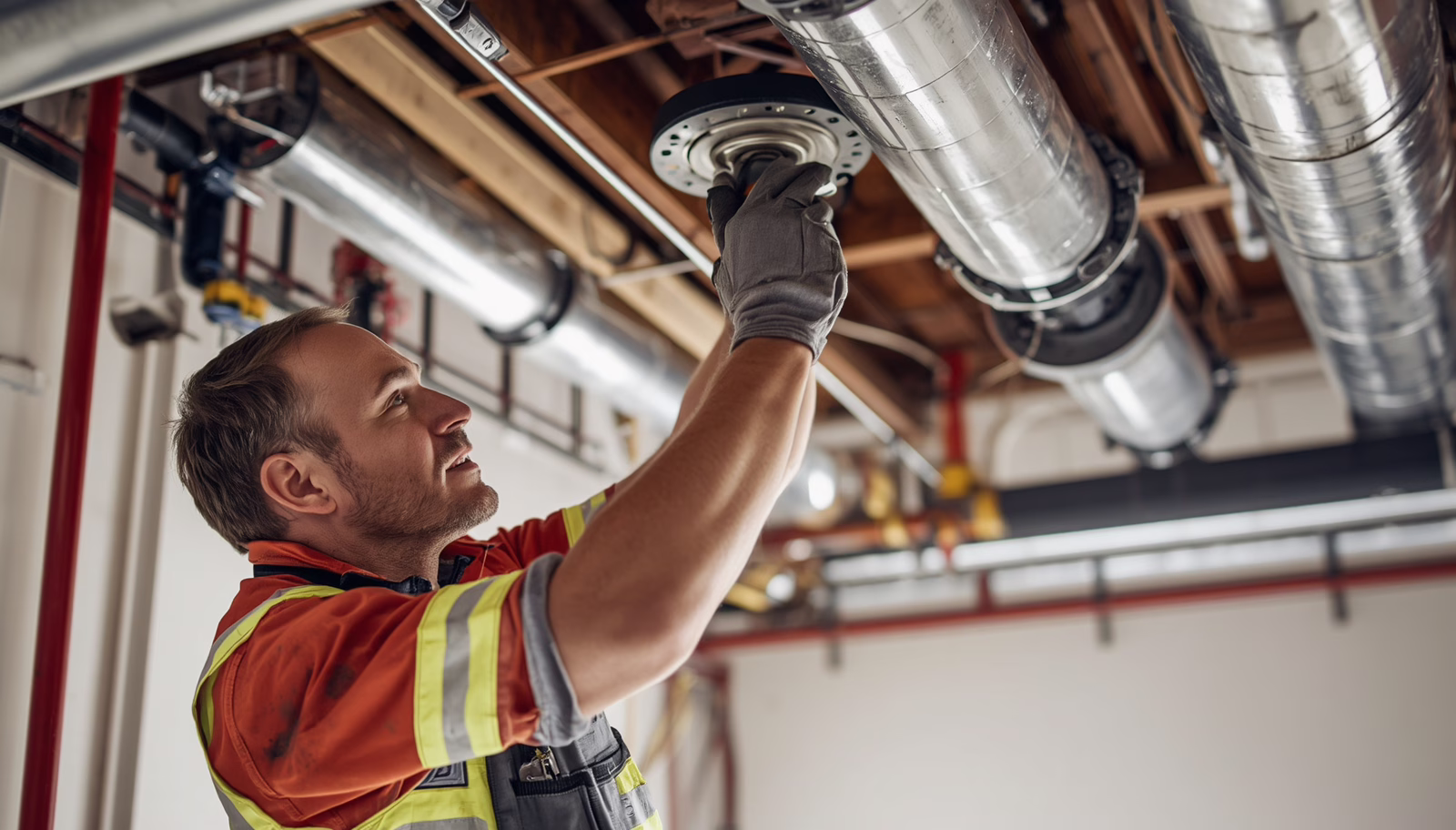 Certified Idaho fire protection sprinkler contractor installing and maintaining fire suppression equipment and sprinkler control components in an industrial facility.