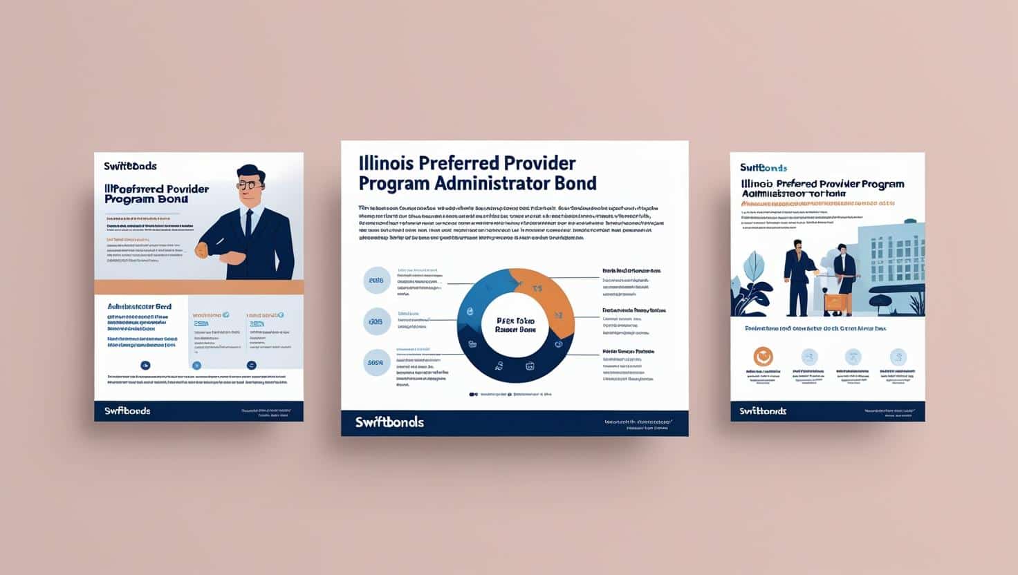 Professional overview of Illinois Preferred Provider Program Administrator Bond showing risk protection and compliance visuals.