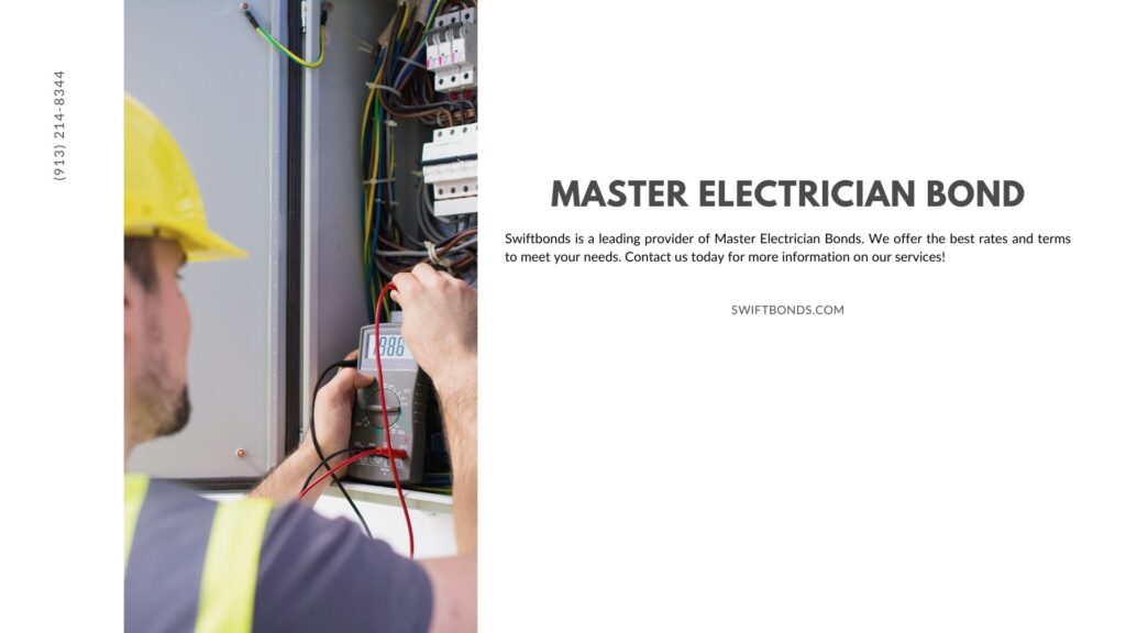 Master Electrician Bond - Electrician repairing electric panel.