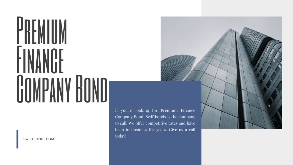 Premium Finance Company Bond - A premium finance company building with a clear sky.