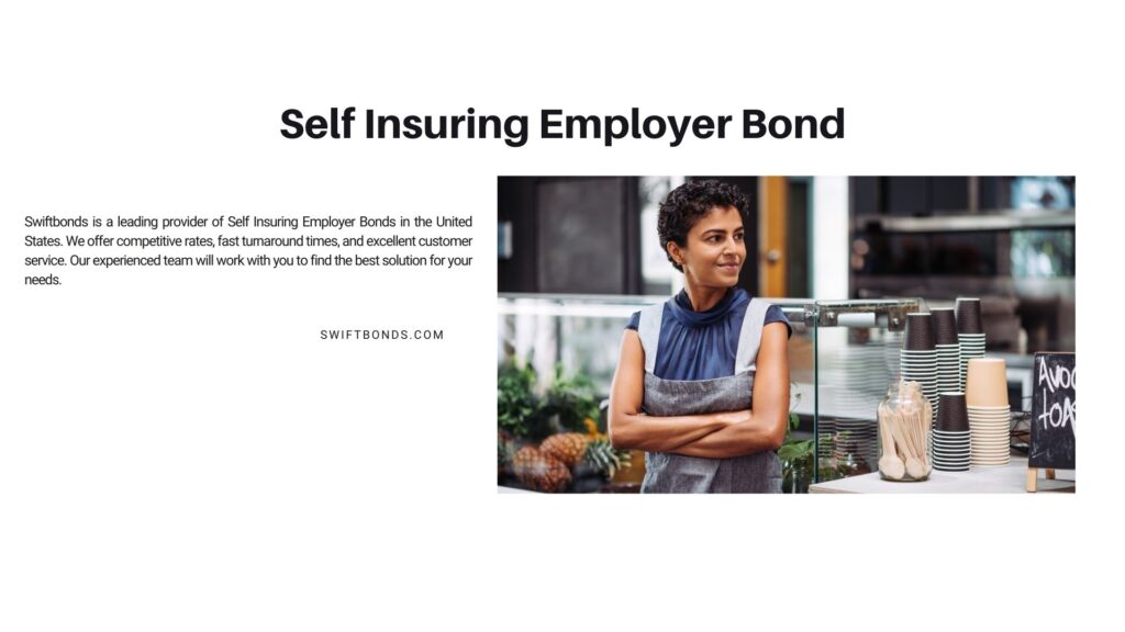 Self Insuring Employer Bond - Baristas, bartenders, waiters and other restaurant staff expressing positivity and professional attitude.
