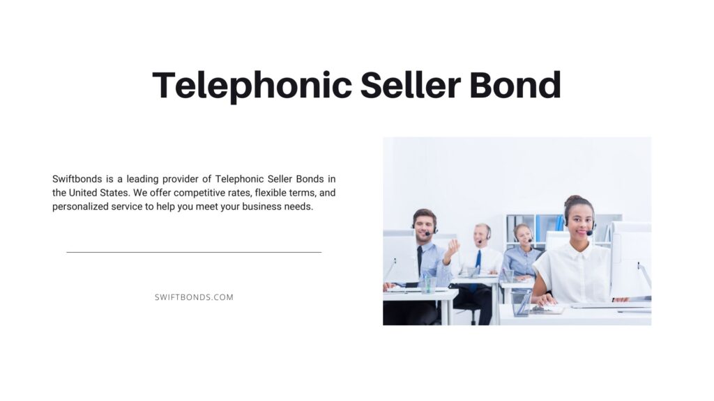 Telephonic Seller Bond - Young and confident telephonic sellet at the work in office.