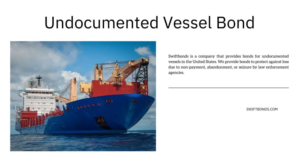 Undocumented Vessel Bond - Close up of vessel's view in the middle of the ocean.