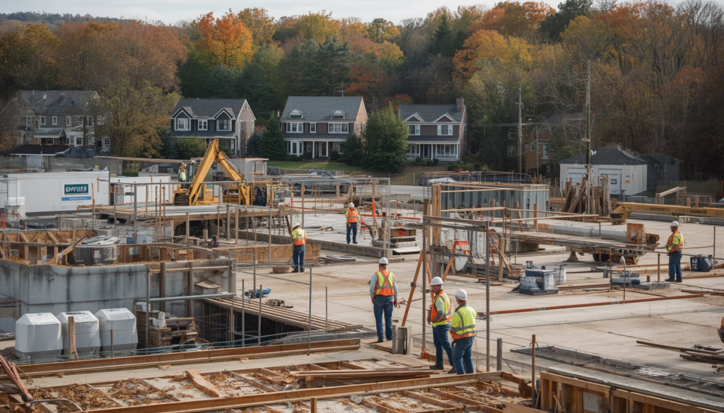 Construction site inspection and compliance review for a Meriden, CT Contractor's License and Permit ($4,000) Bond project.