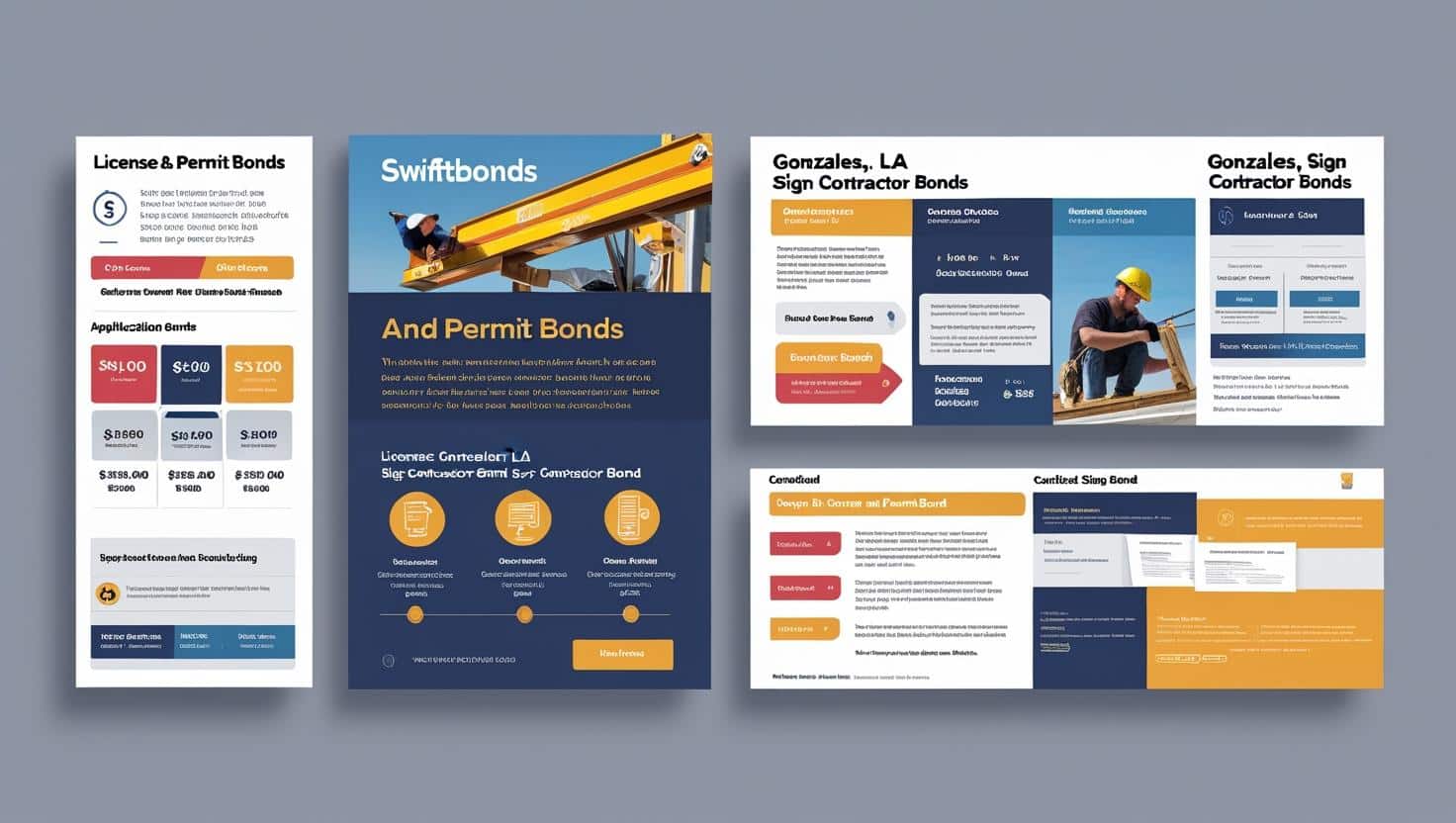 License and permit bonds overview featuring Gonzales LA sign contractor bond compliance guide.