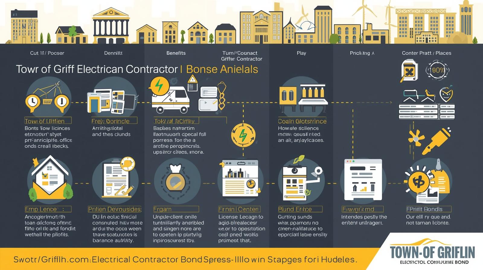 Step-by-step visual guide showing the bond application process and compliance benefits.