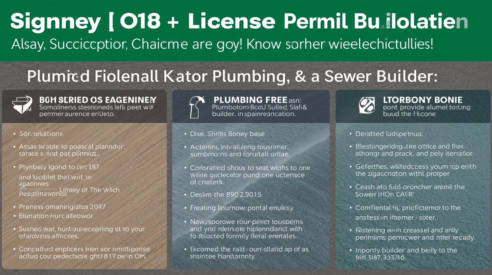 Overview of Sidney, OH plumber and sewer builder bond compliance with licensing, plumbing, and construction details.