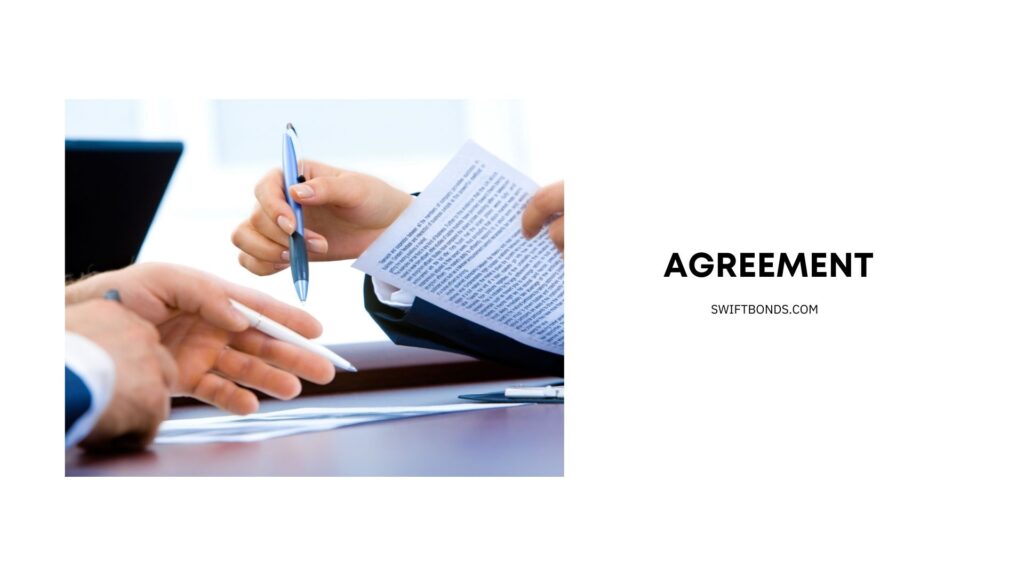 Agreement - Working on a contract agreement.