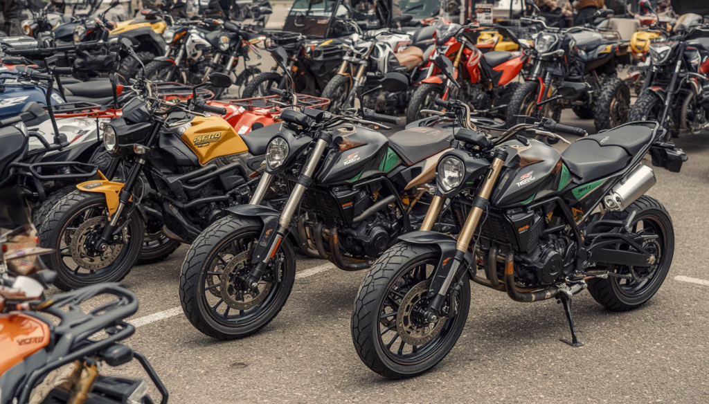 Montana motorcycles and quadricycles dealer inventory showcasing street-legal motorcycles and ATVs available for sale under dealer bond requirements.