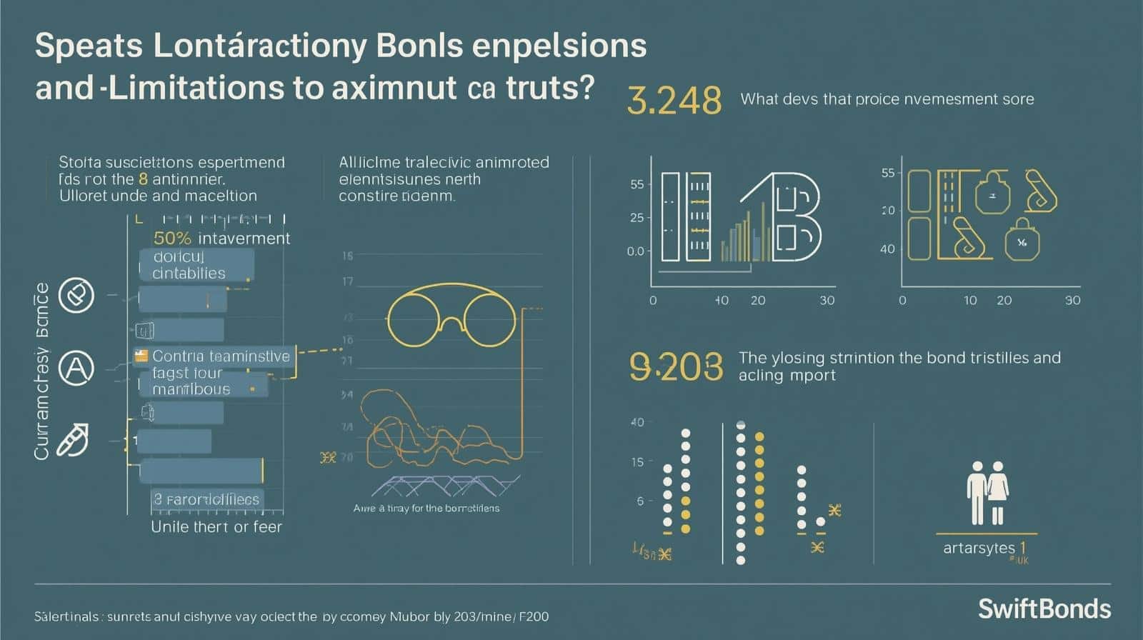 Data visualization showing how exclusions and limitations impact bond risk levels and project types.