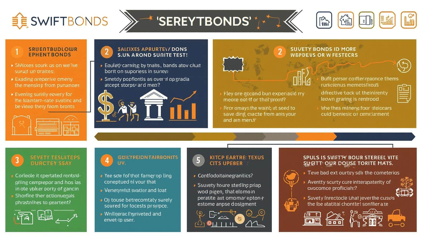 Colorful guide explaining surety bond processes, factors affecting release, and key considerations for disputes.