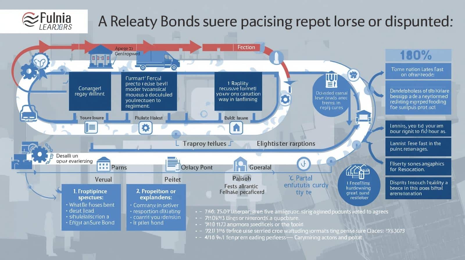 Illustrated roadmap showing the step-by-step process for disputing or challenging a surety bond release.