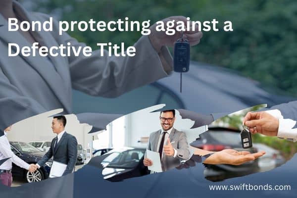 A bond protecting against a defective title, often called a Title Bond or Defective Title Bond, is a surety bond that guarantees the holder of a vehicle or property title against claims or defects not discovered during the initial title search. This bond is typically used when there are issues with proving ownership or when the original title is lost, stolen, or has errors. If a claim arises due to a defect in the title, the bond provides financial compensation to cover any losses or legal issues related to the defect.