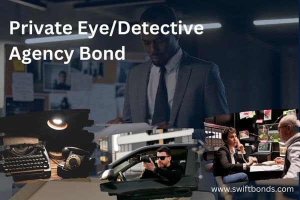 A Private Eye/Detective Agency Bond is a surety bond required for private investigators and detective agencies to operate legally. This bond ensures that the agency adheres to state regulations and ethical standards, providing protection to clients against fraudulent or unethical practices. If the agency violates these terms, the bond offers financial compensation to affected clients.