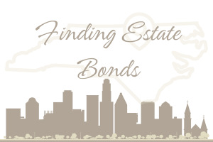 Illustration of North Carolina with a cityscape silhouette, highlighting the search for estate bond providers in the state.