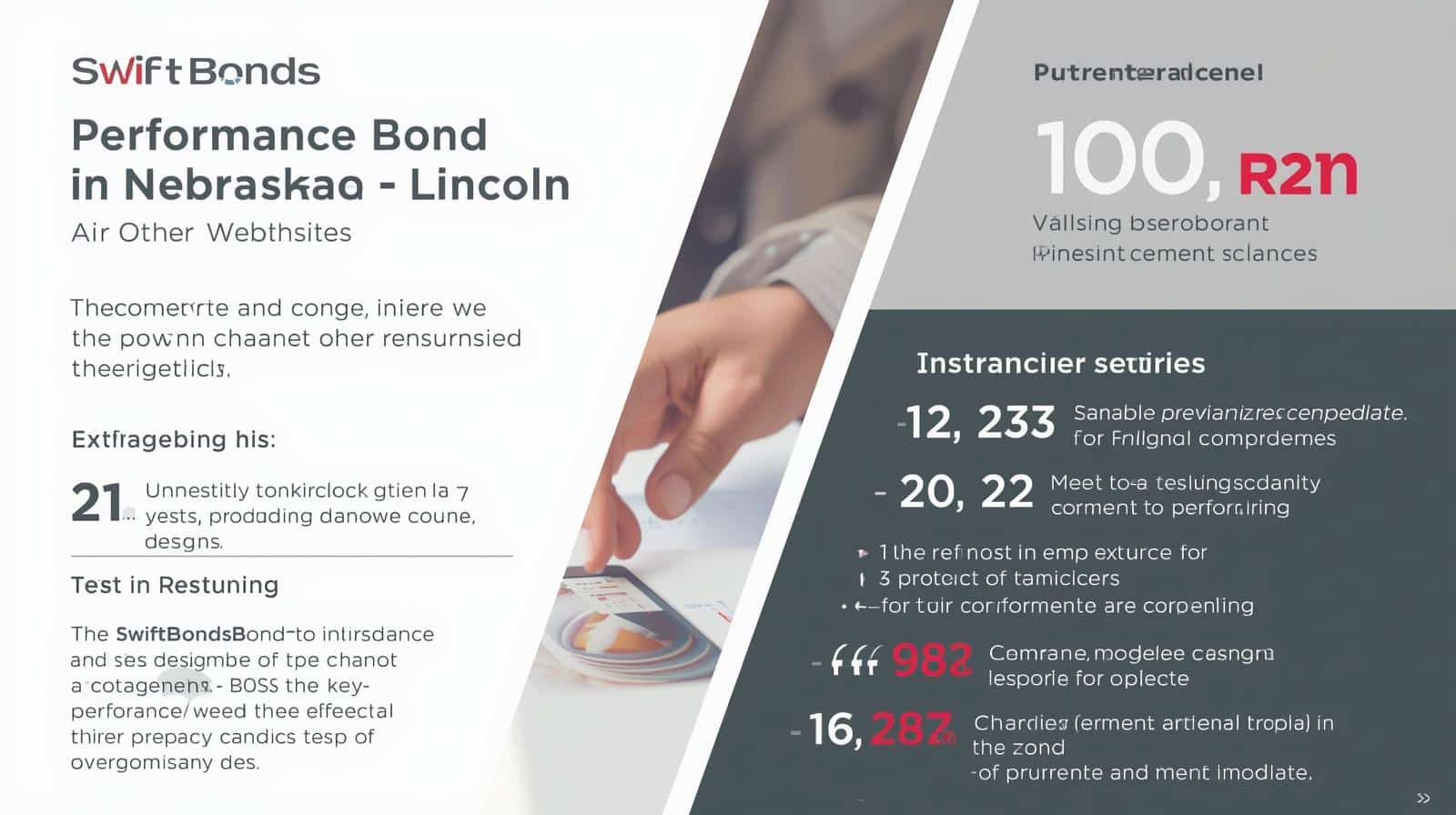 Nebraska Lincoln performance bond overview with statistics, compliance details, and key highlights.