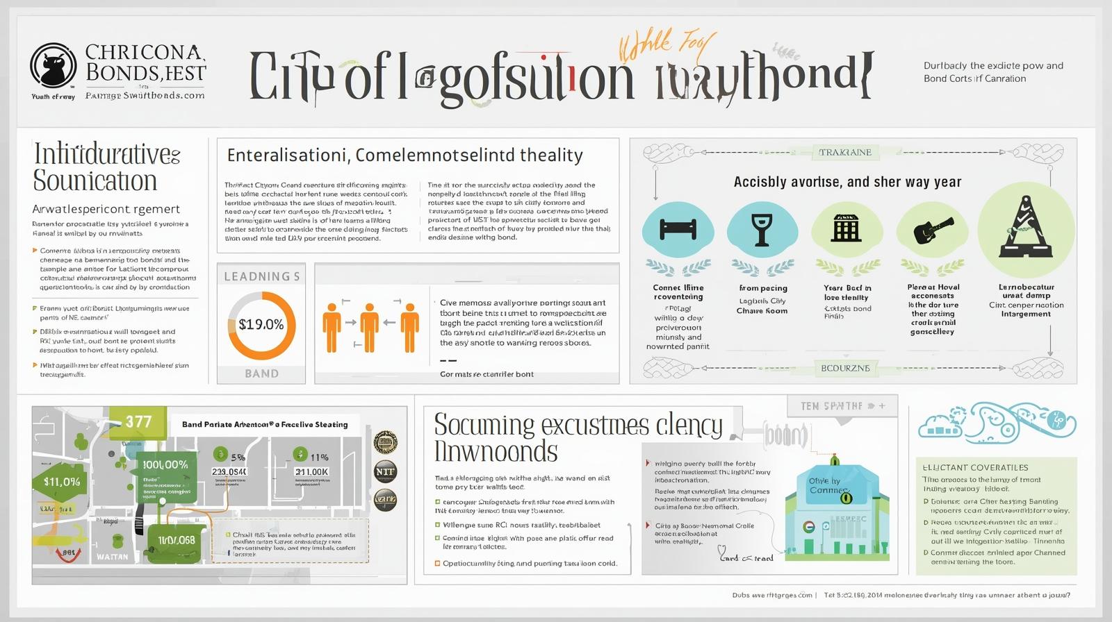 Clean infographic outlining Chardon right-of-way bond procedures, application requirements, and key compliance benefits with step-by-step visuals.