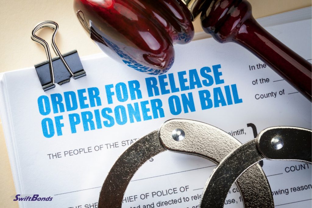 Bail bond, the document for the prisoner's release.