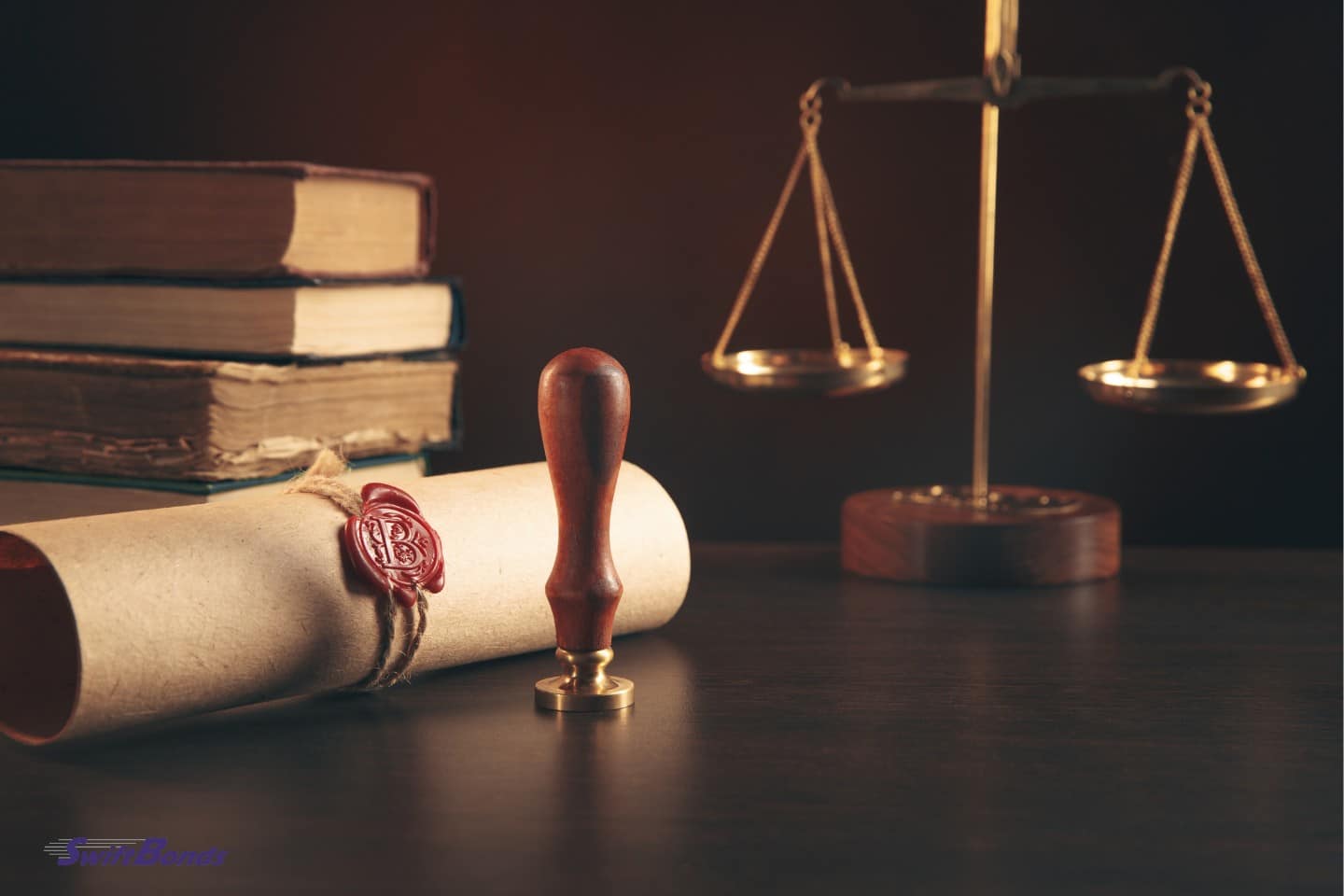 A notary stamper of a lawyer.