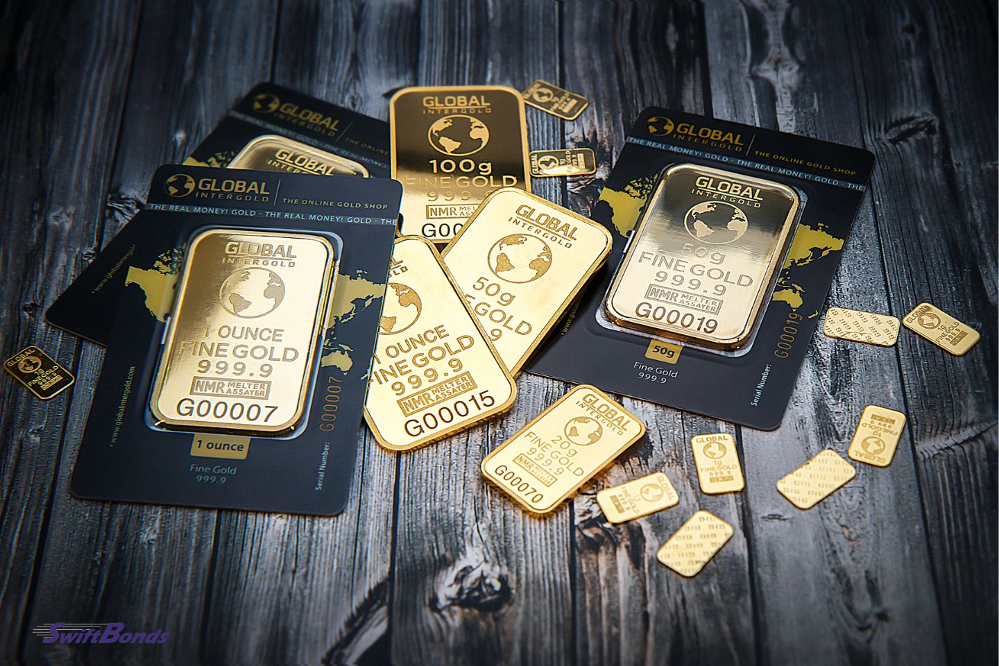 An image of a worldwide ounce of beautiful gold up close.