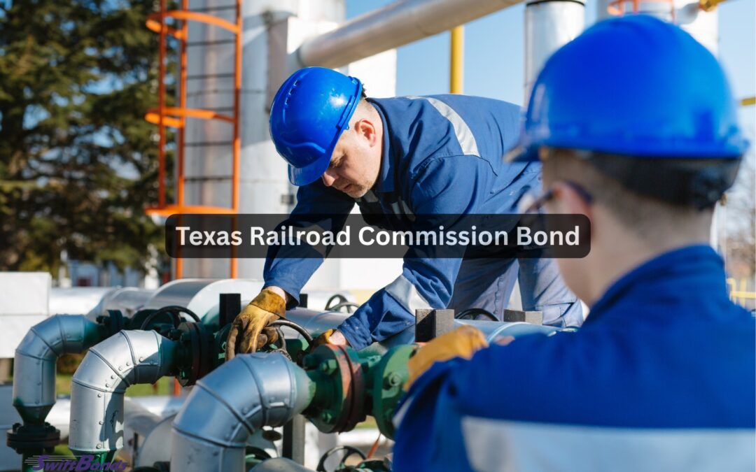On an oil rig, oil workers wearing uniforms and blue hard hats turn valves.