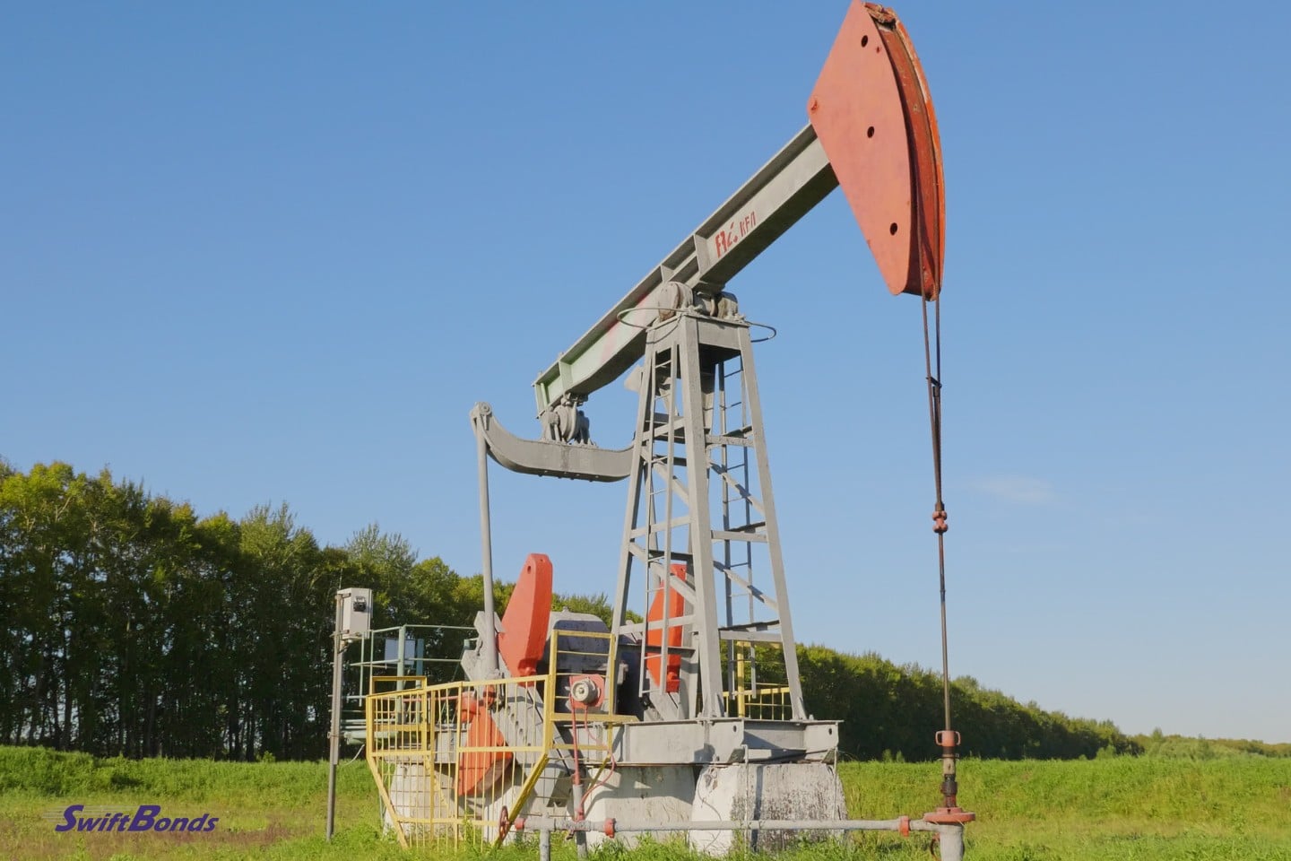 Running a gas and oil well in an oil field.